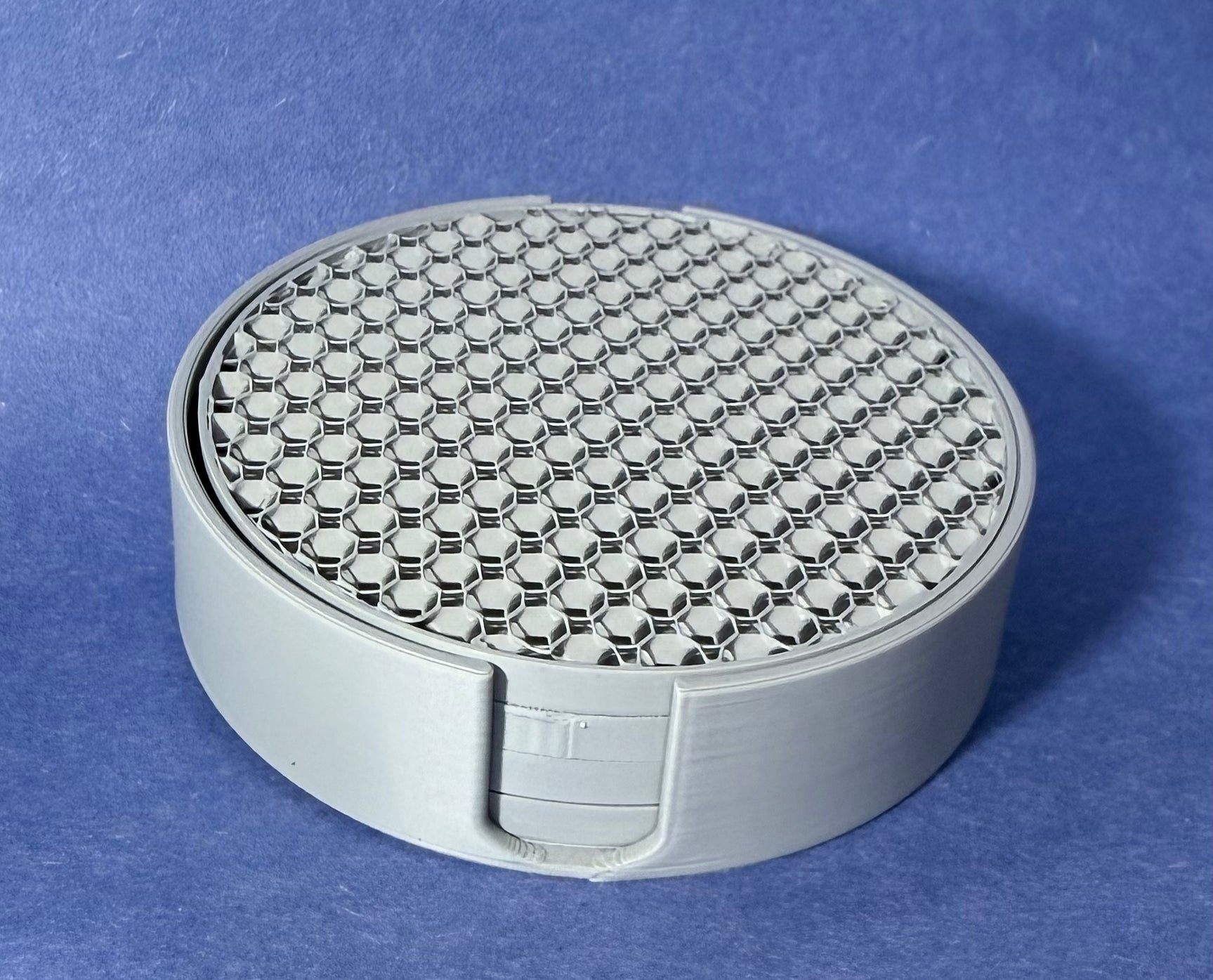 4pk Pattern Coasters with Holder